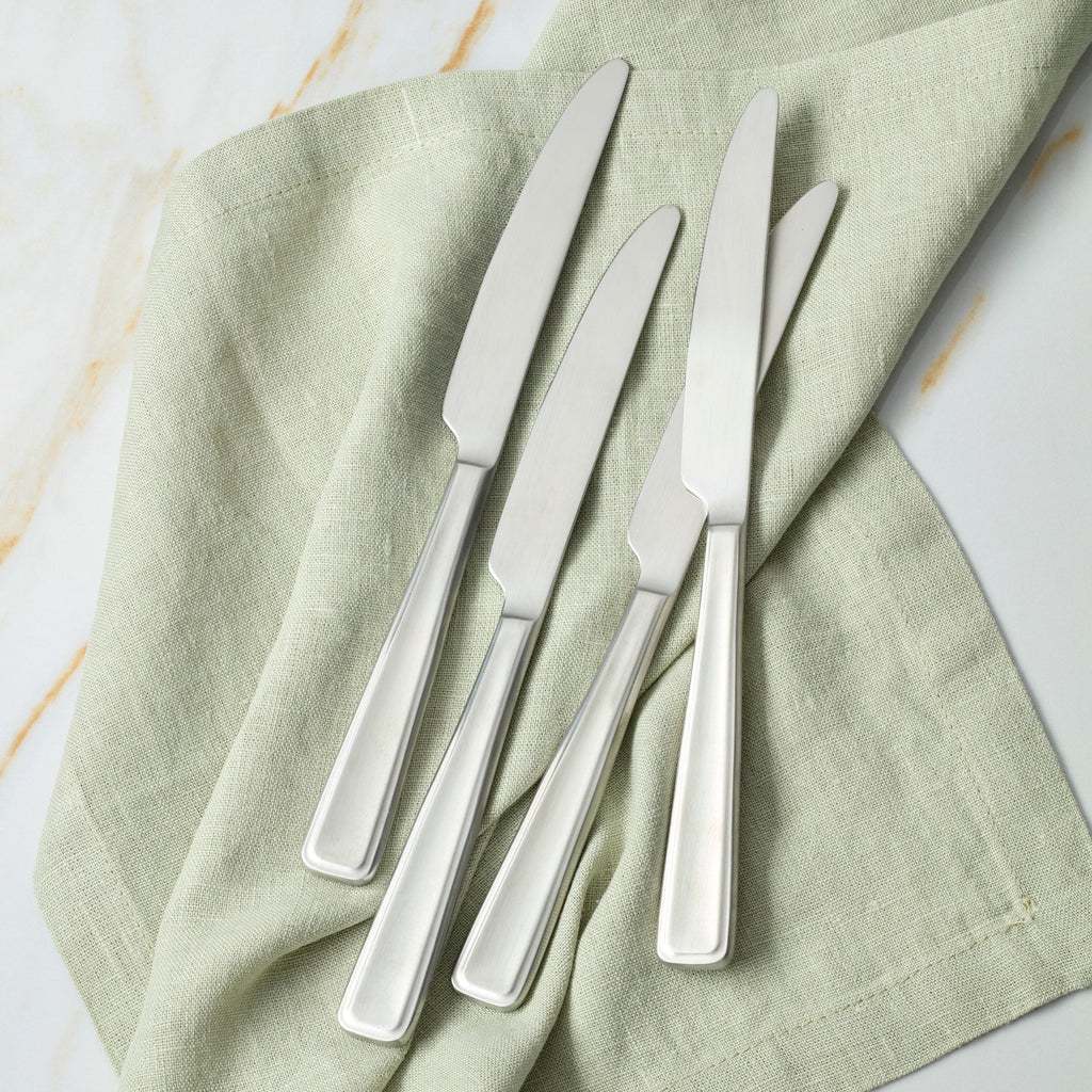 Oneida Reid Satin Dinner Knives, Set of 4, stainless steel (view 2)