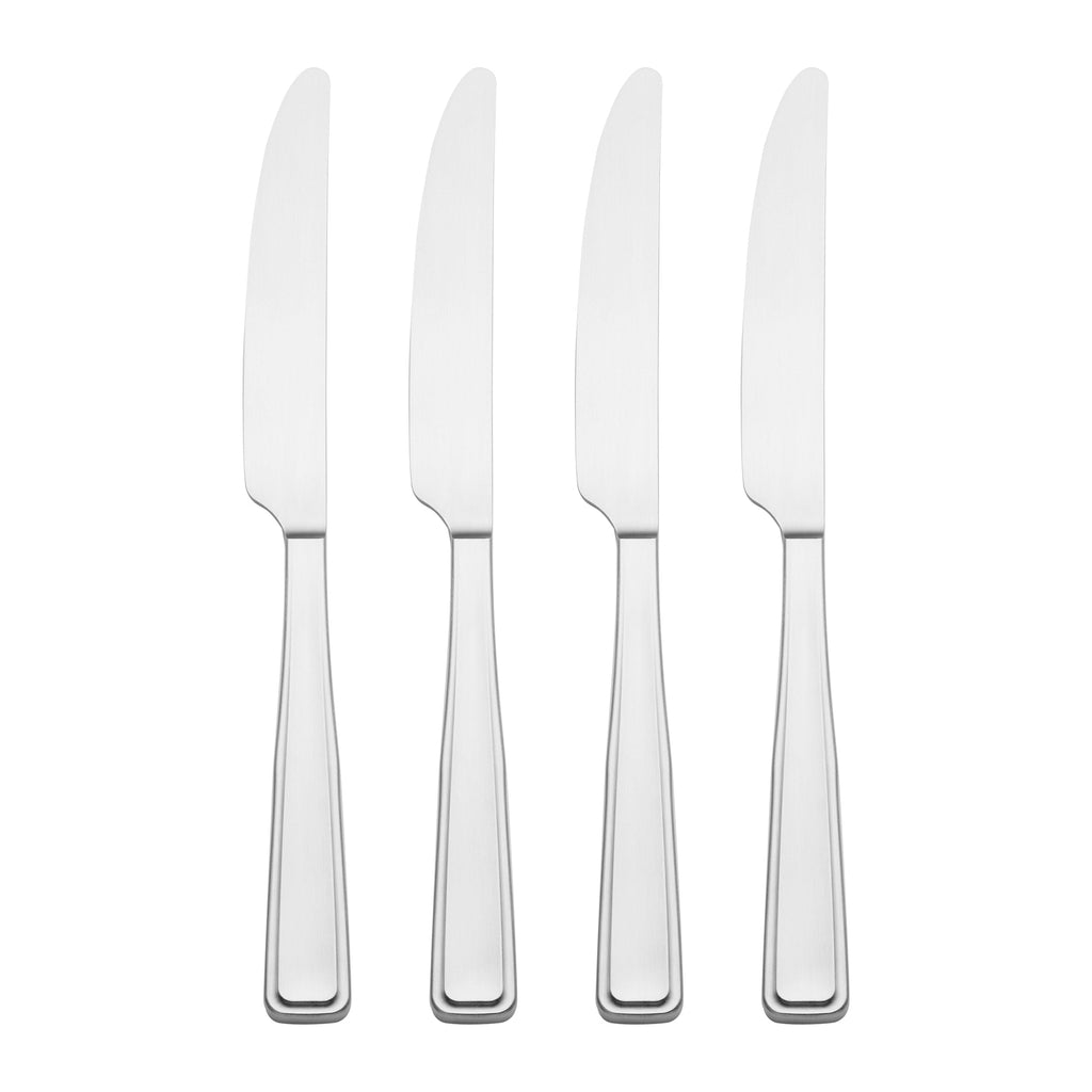 Oneida Reid Satin Dinner Knives, Set of 4, stainless steel (view 3)