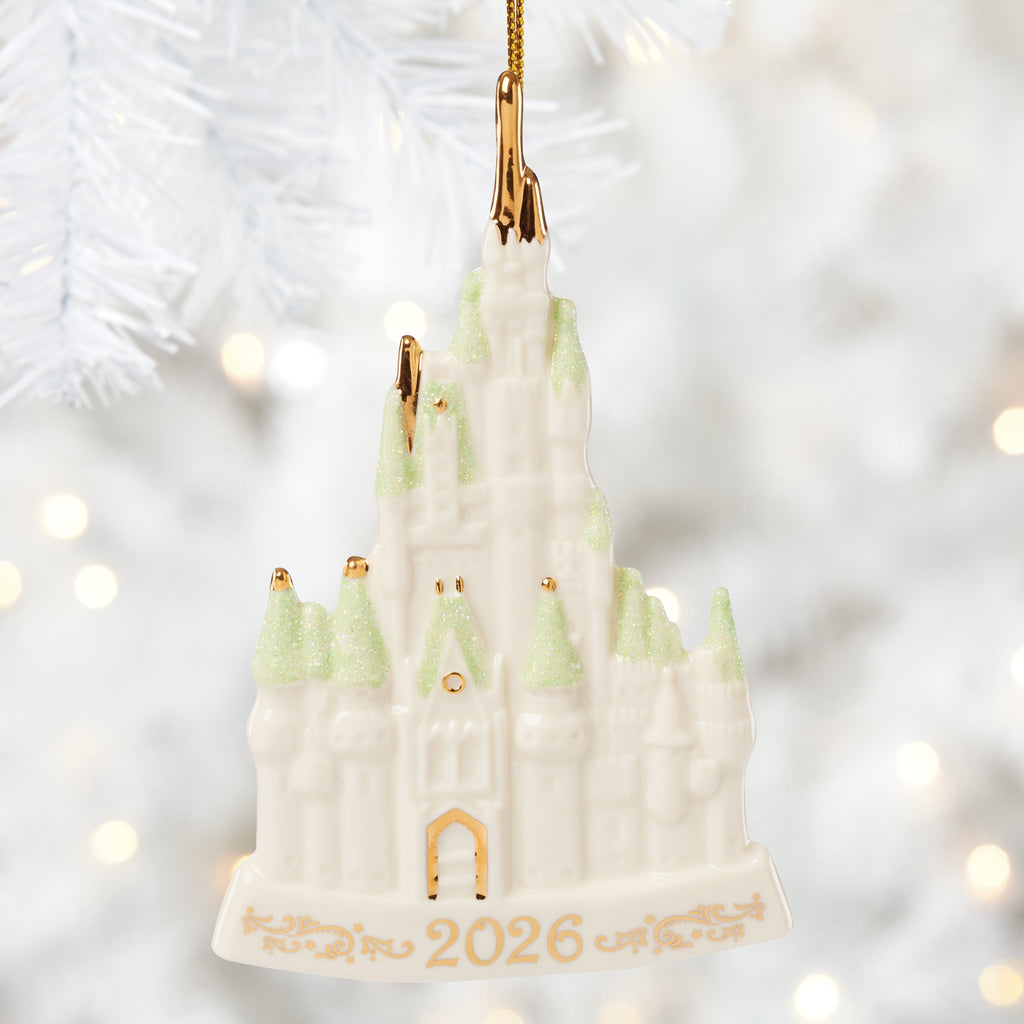 Lenox 2026 Cinderella Castle Porcelain Ornament, porcelain (view 2)