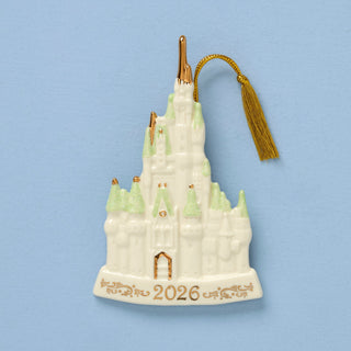 Lenox 2026 Cinderella Castle Porcelain Ornament, porcelain