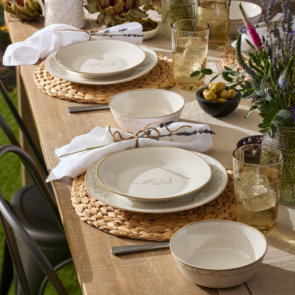 Lenox Homespun 12-Piece Dinnerware Set, stoneware (view 8)