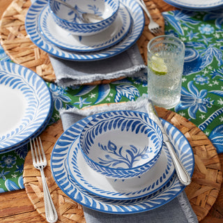 Oneida Solear Blue 12-Piece Dinnerware Set, stoneware (view 2)