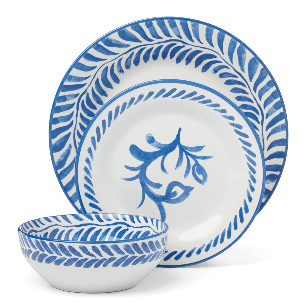 Oneida Solear Blue 12-Piece Dinnerware Set, stoneware (view 6)