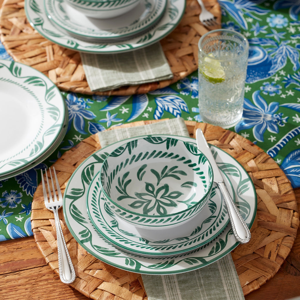Oneida Solear Green 12-Piece Dinnerware Set, stoneware (view 2)