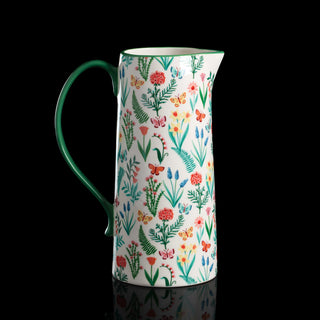 Oneida First Blooms Pitcher, porcelain (view 3)