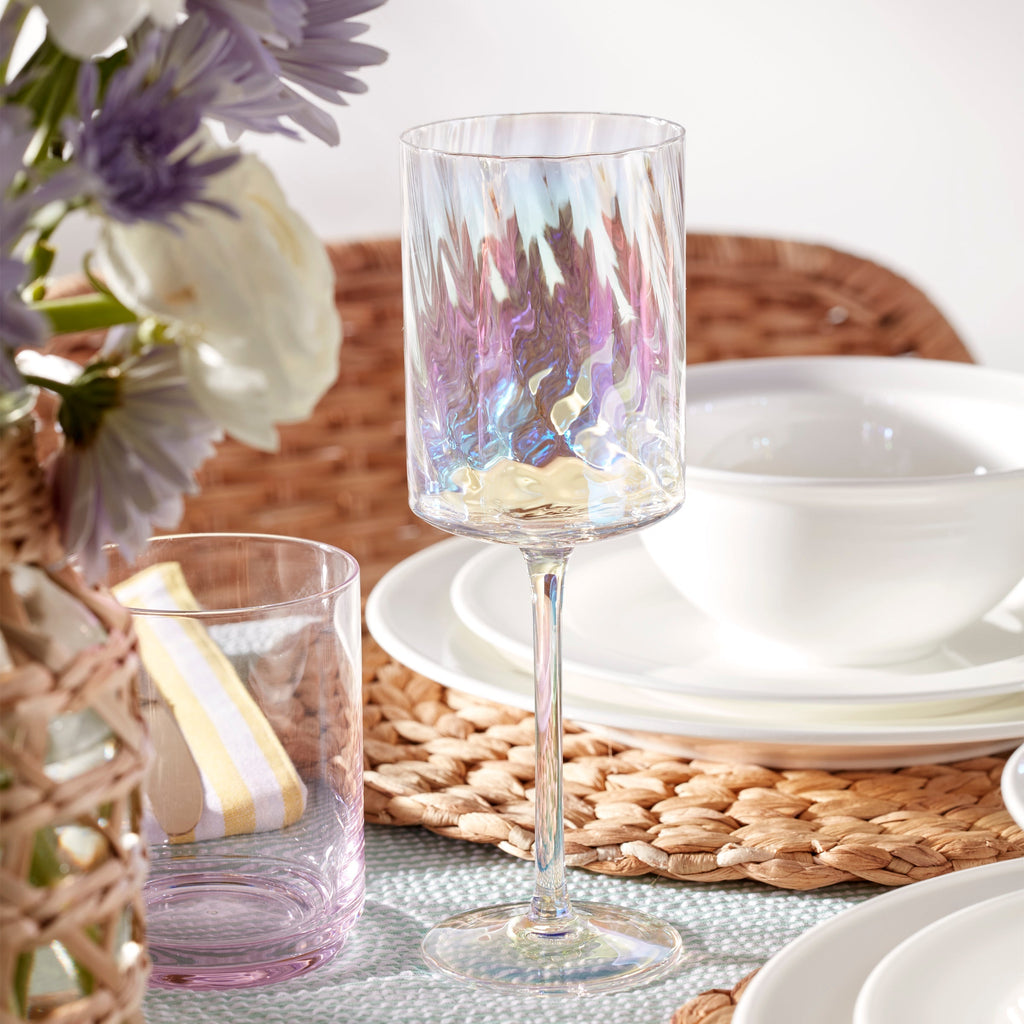 Lenox Tuscany Classics Iridescent White Wine Glasses, Set of 4, glass (view 3)