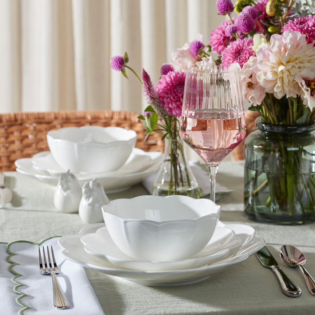 Lenox Studio 1414 Scallop 12-Piece Dinnerware Set, bone china (view 12)