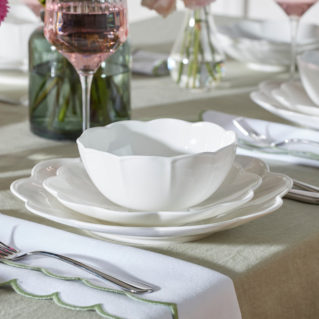 Lenox Studio 1414 Scallop 12-Piece Dinnerware Set, bone china (view 15)