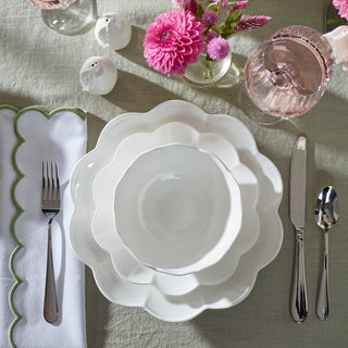 Lenox Studio 1414 Scallop 12-Piece Dinnerware Set, bone china (view 16)