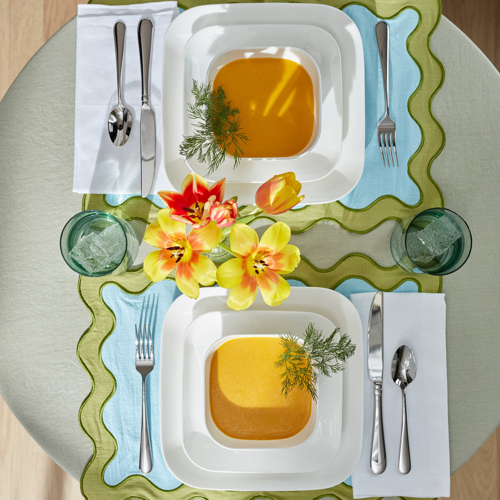 Lenox Studio 1414 Square 12-Piece Dinnerware Set, bone china (view 5)