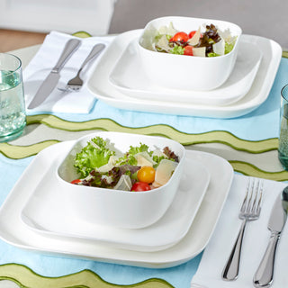 Lenox Studio 1414 Square 12-Piece Dinnerware Set, bone china (view 2)