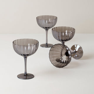 Lenox Curva Luxe Coupe Glasses, Set of 4, glass