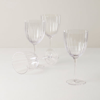 Lenox Curva All- Purpose Wine Glasses, Set of 4, glass
