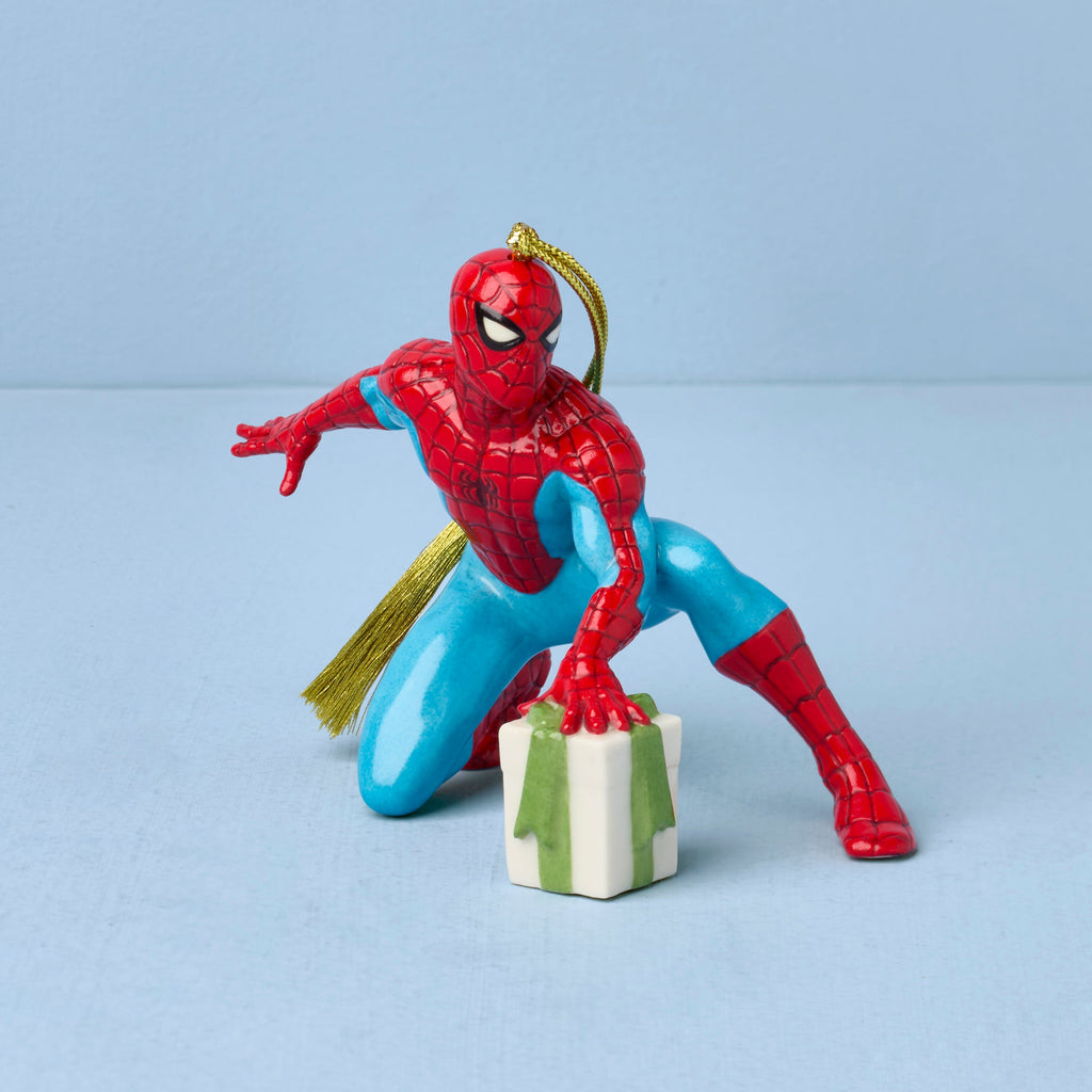 Lenox Spiderman Ornament, porcelain