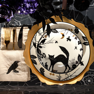 Lenox Haunted Halloween Accent Plates, Set of 4, porcelain (view 4)