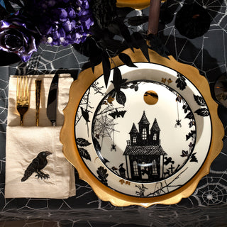 Lenox Haunted Halloween Accent Plates, Set of 4, porcelain (view 7)