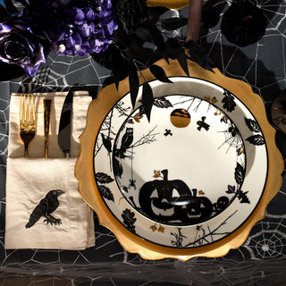 Lenox Haunted Halloween Accent Plates, Set of 4, porcelain (view 6)