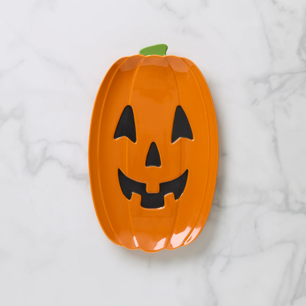 Lenox Pumpkin Hor Doeuvres Tray, porcelain