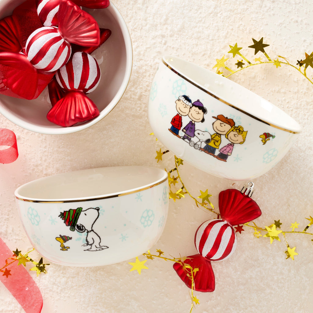 Lenox Peanuts Gang All-Purpose Bowls, Set of 4, Assorted, porcelain (view 2)
