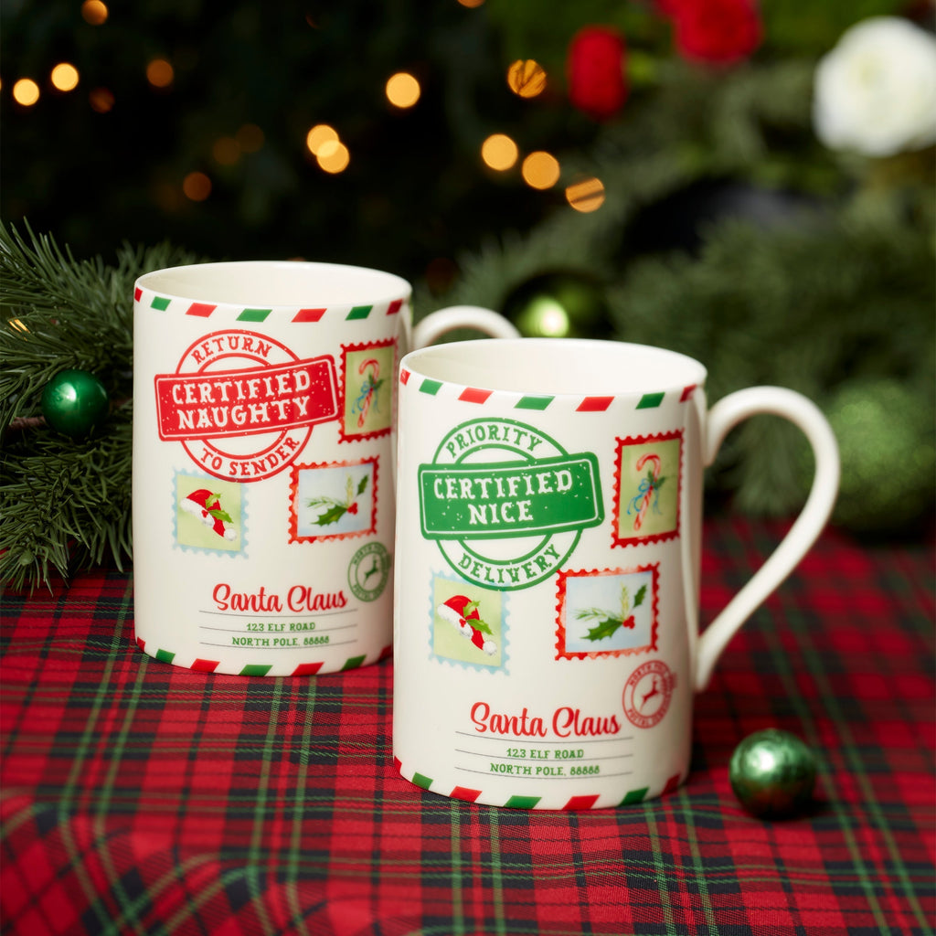 Lenox Holiday Naughty & Nice 2-Piece Mug Set, porcelain (view 3)