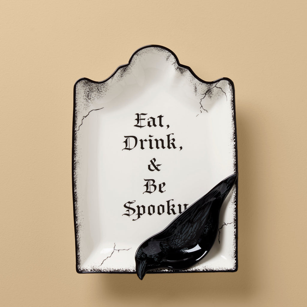 Lenox Vintage Halloween Chip & Dip 2 Piece Set, porcelain (view 2)