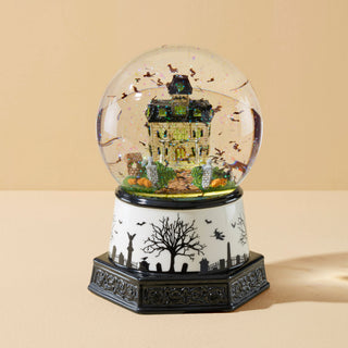 Lenox Haunted Village Lit Water Globe, porcelain/glass (view 3)