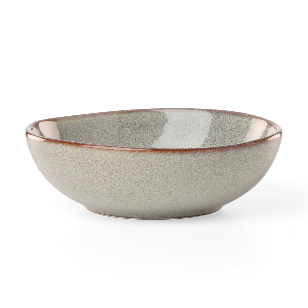 Oneida Organic Shades Gray 12 Piece Dinnerware Set, stoneware (view 11)