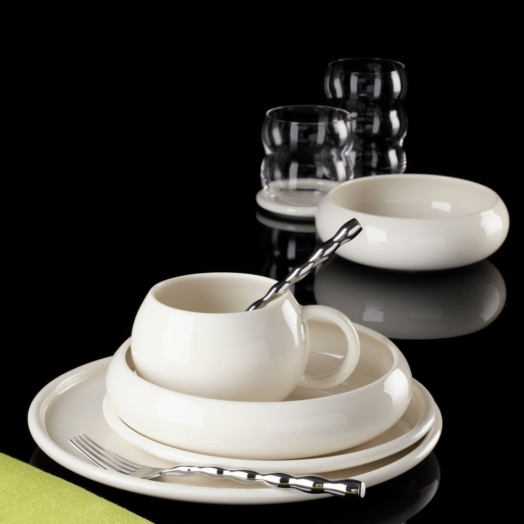 Oneida Quirk 12-Piece Dinnerware Set, porcelain (view 4)