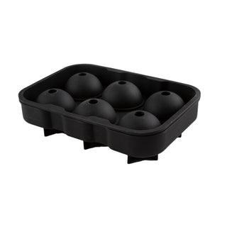 Cambridge Black Round Silicone Ice Mold, silicone