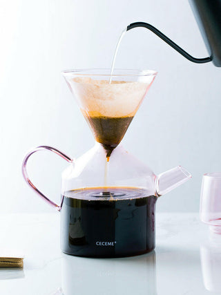 Glass Pour-Over Coffee Maker Set – All-in-One Manual Coffee Brewer
