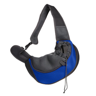 Breathable Pet Carrier Sling – Hands-Free Mesh Shoulder Pouch