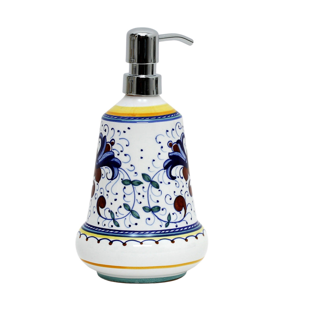 RICCO DERUTA DELUXE: Liquid Soap/Lotion Dispenser with Chrome Pump (Medium 20 OZ)