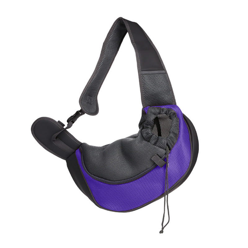 Breathable Pet Carrier Sling – Hands-Free Mesh Shoulder Pouch
