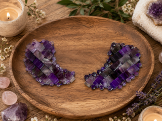 Amethyst Under Eye Mask – Cooling Crystal Eye Mask Set