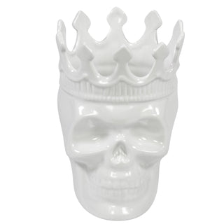White Louise Skull Candle – Artistic Skull Candle for Modern Home Décor