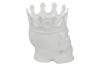White Louise Skull Candle – Artistic Skull Candle for Modern Home Décor
