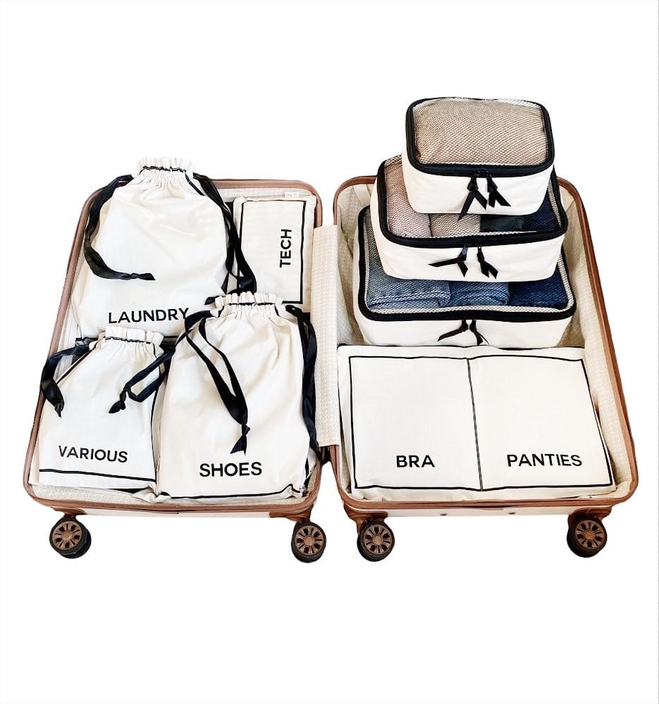 BA Travel Set, 8-pack – Cream