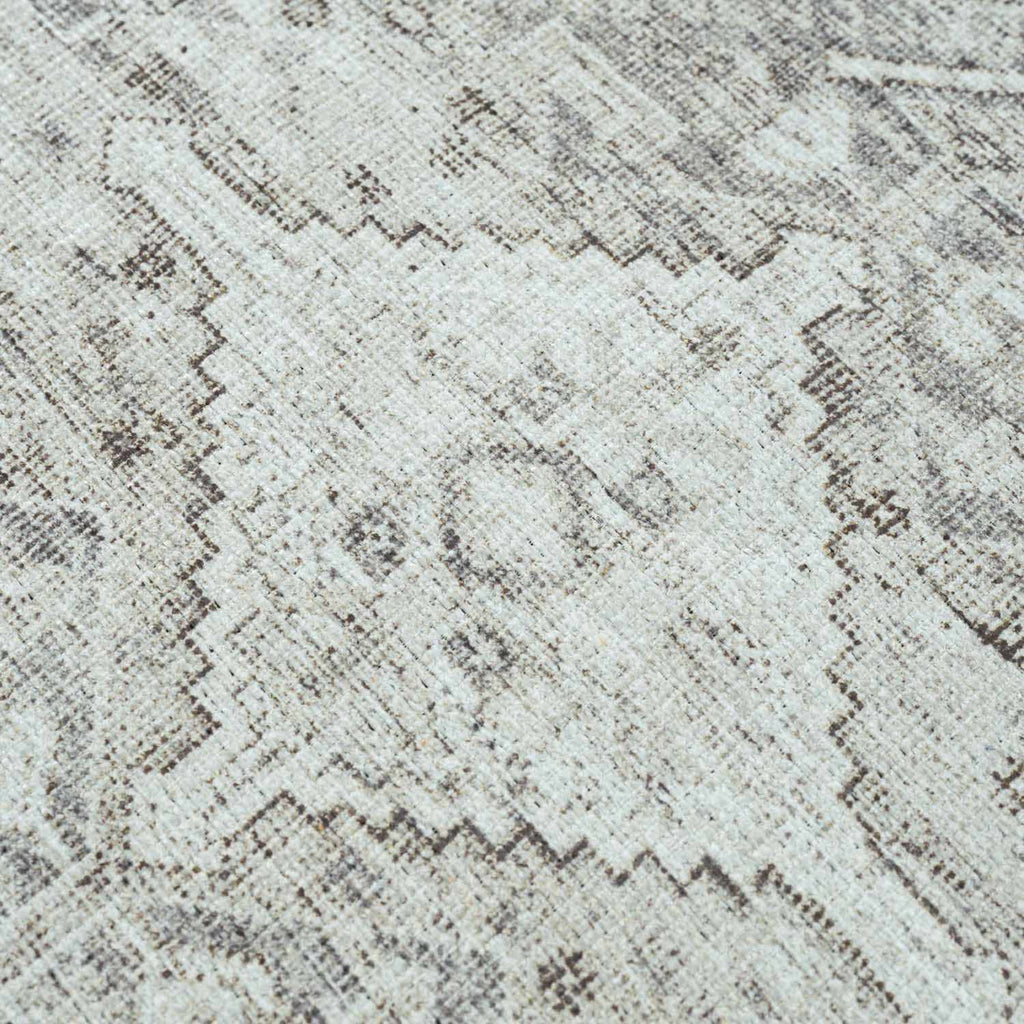 Barny Sage Flat Pile Washable Rug – Soft Modern Area Carpet for Home