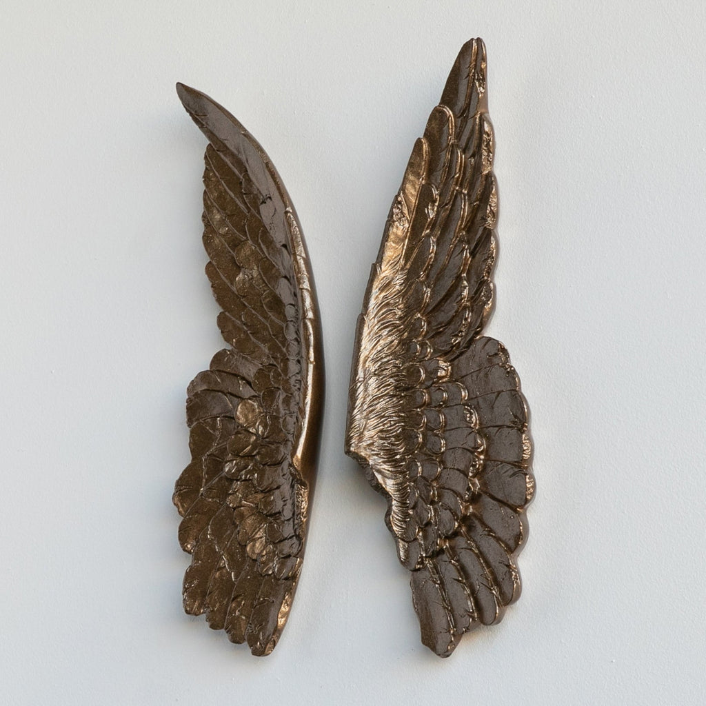 Sculpted Mini Angel Wings Wall Decor