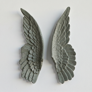 Sculpted Mini Angel Wings Wall Decor