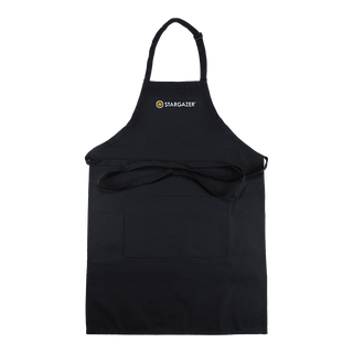 Stargazer Embroidered Logo Cooking Apron – Black