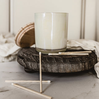 Round Wooden Pedestal Tray – Rustic or Natural Paulownia Wood Display Stand