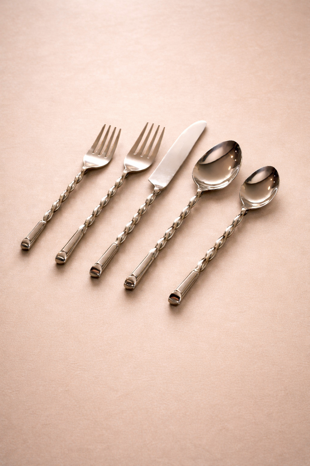 Ava Silverware Set of 20 – Stainless Steel Flatware for Four