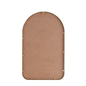 Adaline Arched Metal Floral Wall Mirror | Gold Decorative Mirror