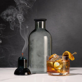 Alchemi™ 5-Piece Smoked Cocktail Kit with Glass Carafe & Reusable Pellets