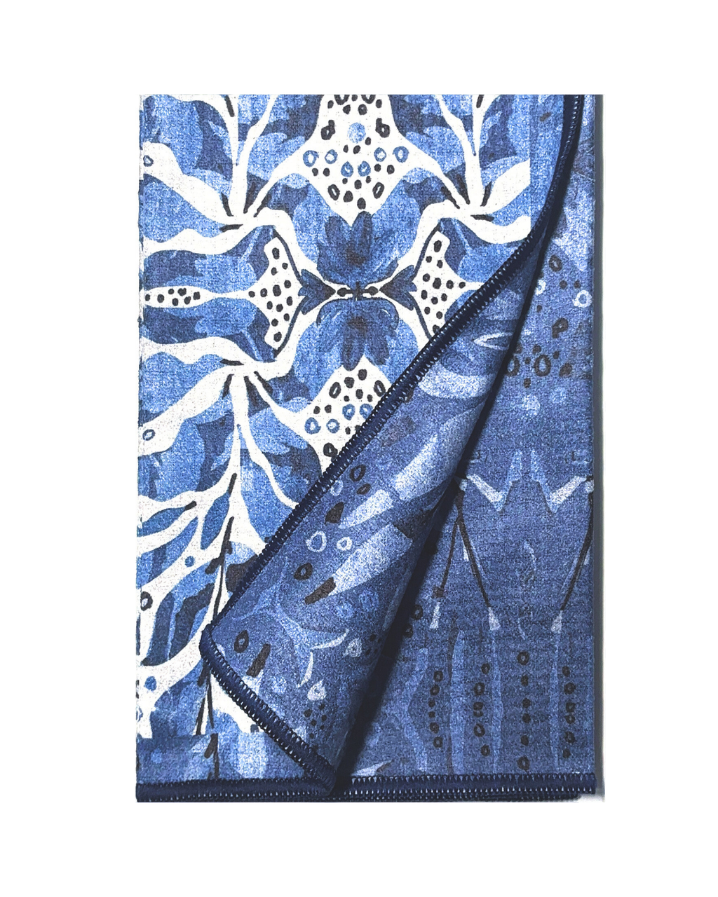 Amina Indigo Double-Sided Tea Towel