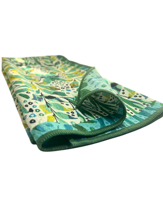 Amina Sea Glass Double-Sided Art Tea Towel