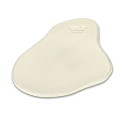 Appetizer Side Plate / Spoon Rest – Organic White Ceramic (Set of 4)