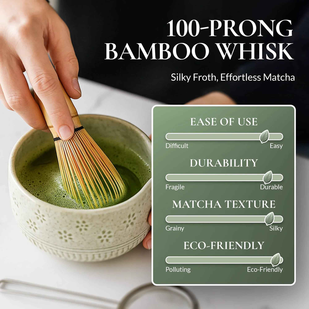 Strabella Matcha Whisk Set – Complete Bamboo & Ceramic Tea Set