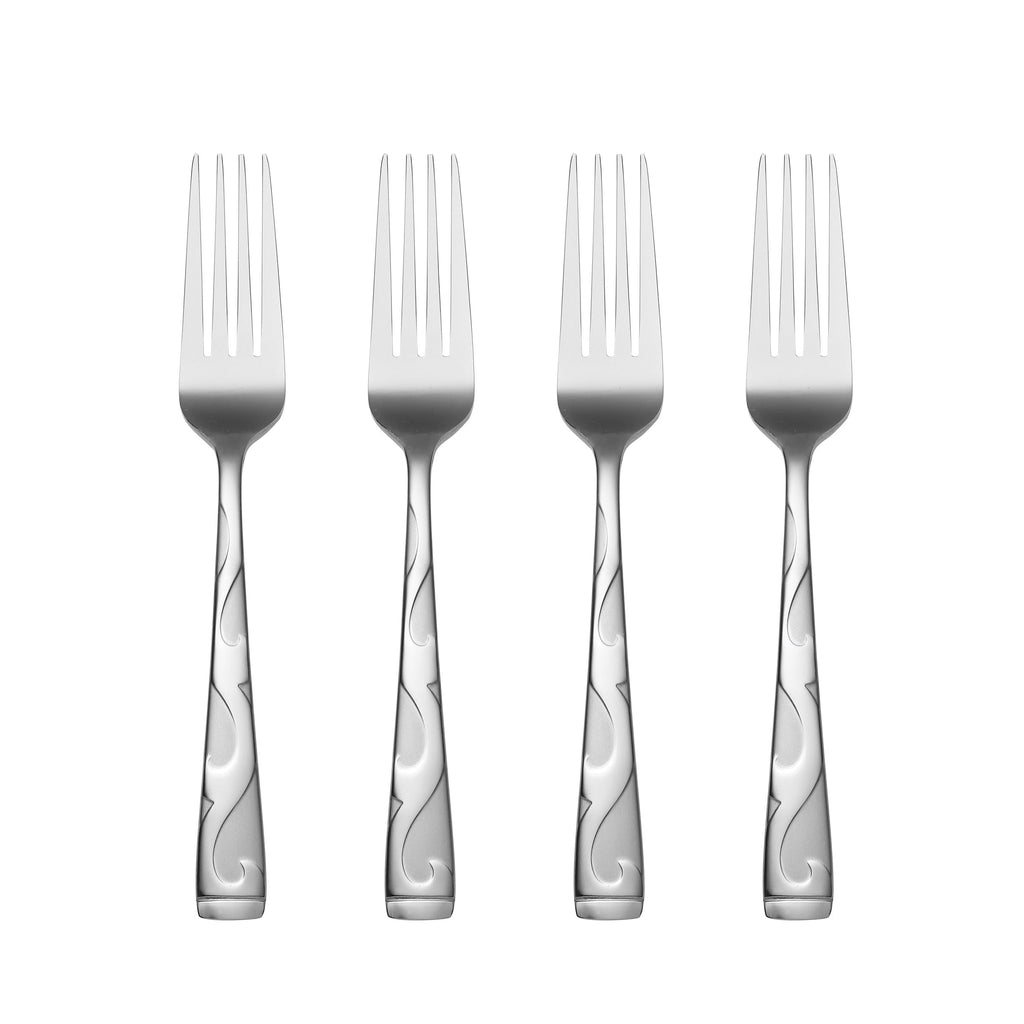 Oneida Tuscany Dinner Forks, Set of 4, 18/0 stainless steel